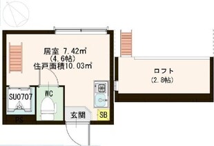 ネクステージ鶯谷の物件間取画像